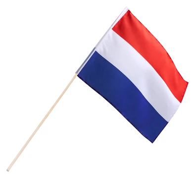 Agitant le drapeau des Pays-Bas