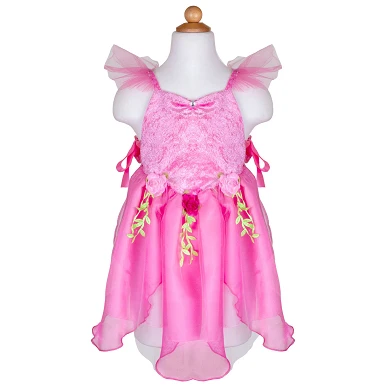 Robe de déguisement Fée Rose, 3-4 ans