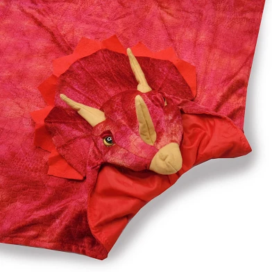 Cape Dinosaure Triceratops Rouge, 4-5 ans