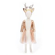 Anziehkleid und Haarteil Hirsch, 5-6 Jahre