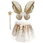 Schminkset Schmetterling Gold mit Stab, 4-6 Jahre