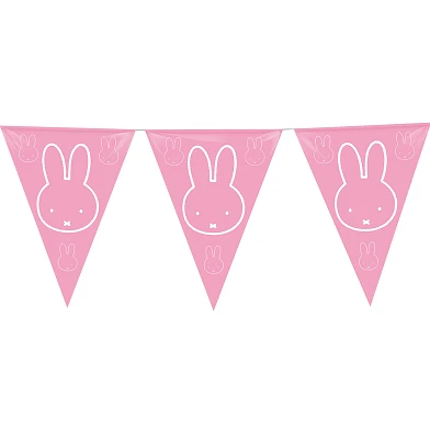 Wimpelkette Miffy Pink, 10mtr.