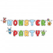 Brief Girlande Monster Party