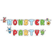 Buchstabe Girlande Monster Party
