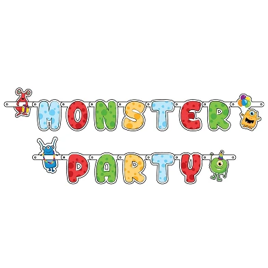 Guirlande De Lettres Monster Party