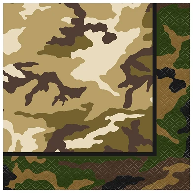 Servetten Camouflage, 16st.