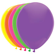 Ballonnen 5 Neonkleuren, 10st.