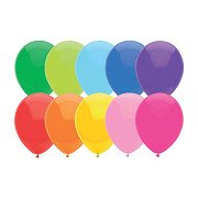 Luftballons farbig, 10 Stück.
