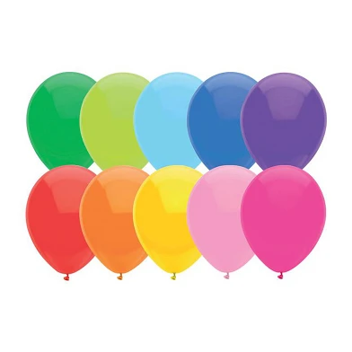 Ballons colorés, 10 pcs.