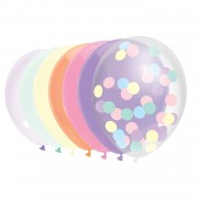 Luftballons Pastell, 10 Stück