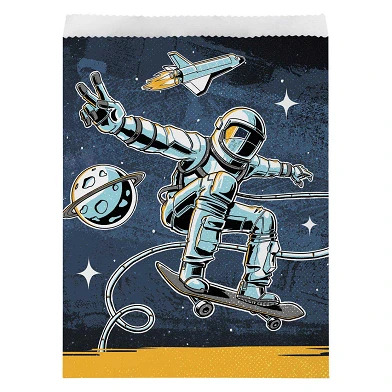 Astronauten-Handouttaschen, 8 Stück.