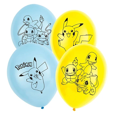 Pokemon-Luftballons, 6 Stück.