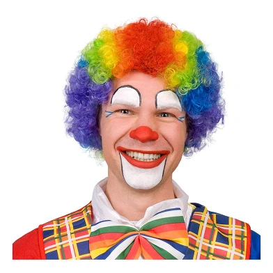Perruque Clown Multicolore Adultes