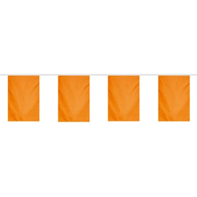 Vlaggenlijn Polyester Oranje 10m.
