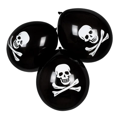Ballons pirates, 6 pièces.