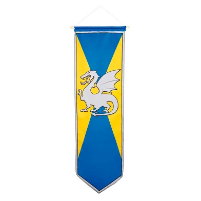 Bannière de Chevalier - Bleu/Jaune