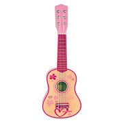 Bontempi Holzgitarre Pink, 55cm
