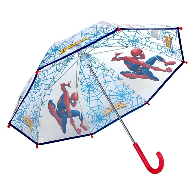 Transparenter Spiderman Regenschirm