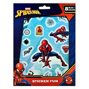 Autocollant Fun Marvel Spiderman, 8 feuilles