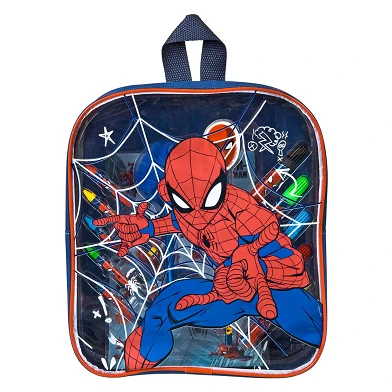 Jeu de couleurs Spiderman dans un sac à dos