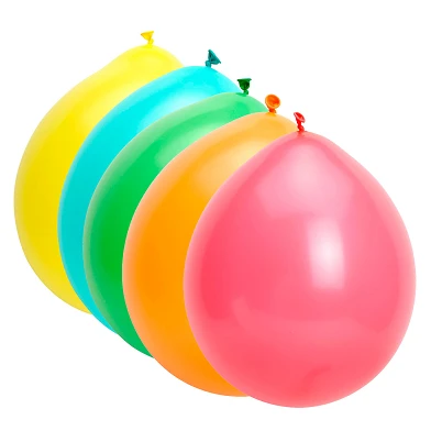 Ballons colorés, 10 pièces.