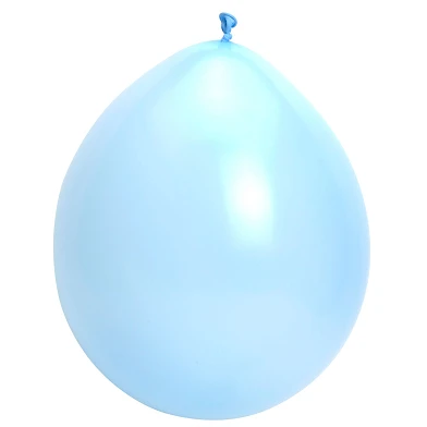 Babyblaue Luftballons, 10 Stück.