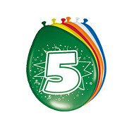 Zahlenballons 5 Jahre, 8.