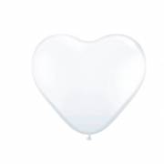 Herzluftballons - Weiß, 8St.