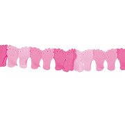 Papiergirlande - Rosa