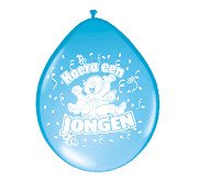 Luftballons Hurra ein Junge, 8St.