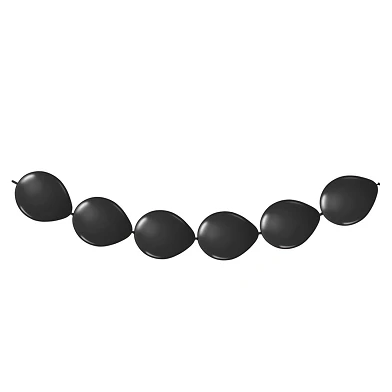 Ballons à nœuds noirs, 8 pièces.