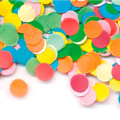 Confettis multicolores, 100 grammes