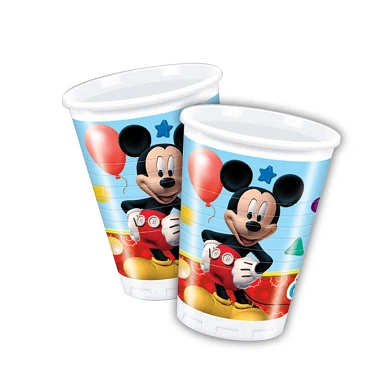 Bekers Mickey Mouse, 8st.