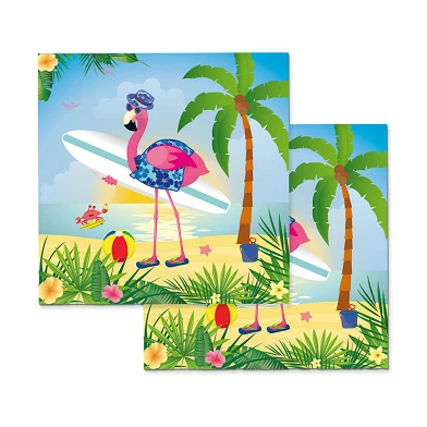Serviettes Flamingo, 20 pcs.