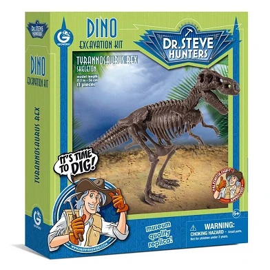 Geoworld Dino Uitgraaf Kit - Tyrannosaurus Rex Skelet
