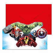 Uitnodigingen en Enveloppen FSC Avengers Infinity Stones, 6st.