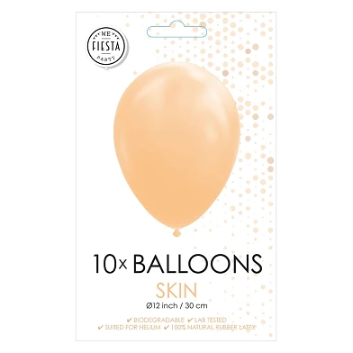 Ballonnen Nude, 30cm, 10st.
