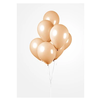 Luftballons Nude, 30cm, 10Stk.