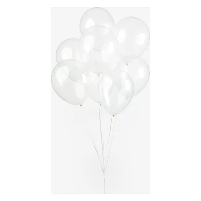 Ballons Transparents 30cm, 10 pcs.