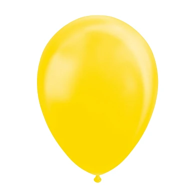 Luftballons Metallic Gelb 30cm, 10Stk.