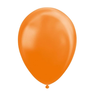 Ballons Orange Métallisé 30cm, 10pcs.