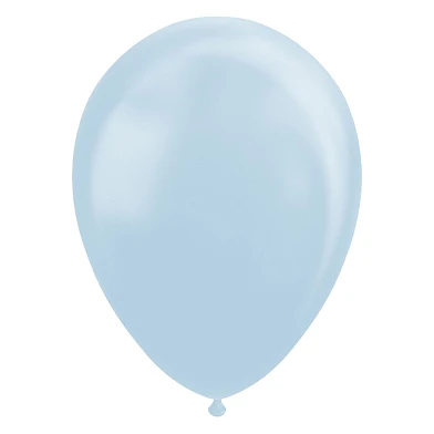 Ballons Perle Bleu Clair 30cm, 10pcs.