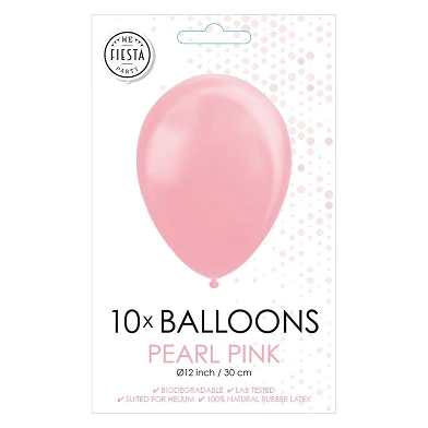Ballons Rose Perle 30cm, 10pcs.