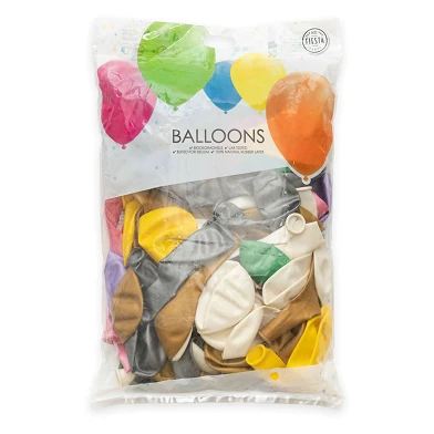 Luftballons Metallic Pearl Mix Colors 30cm, 100Stk.