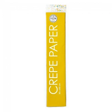 Crepepapier Geel, 50x250cm