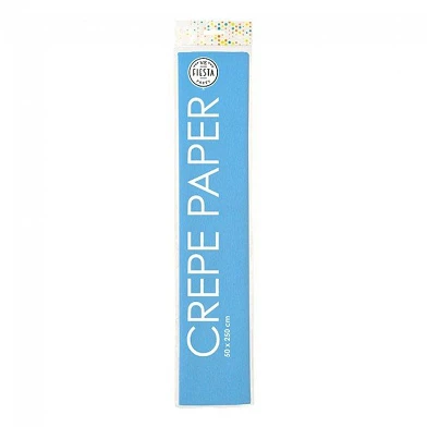Crepepapier Baby Blauw, 50x250cm