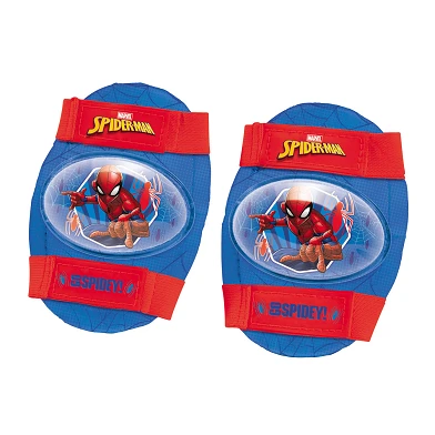 Patins à roulettes Spiderman avec ensemble de protection, taille 22-29