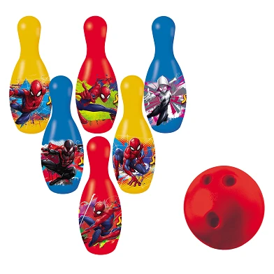 Mondo Bowling-Set Spiderman, 7-teilig.