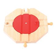 Holzschienen - 4-Wege-Plattenspieler