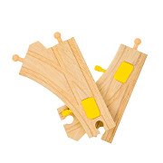 Bigjigs Holzschienen - Mechanische Weichen, 2St.